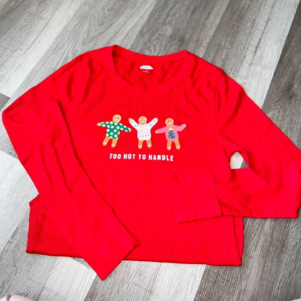 Red Gingerbread Design Shirt